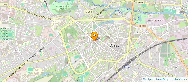 localisation de l'entreprise TRANS ACCO à ARRAS