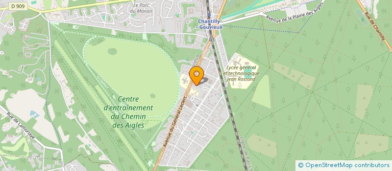 localisation de l'entreprise TRANS & ACCOMPAGNEMENT  CHANTILLY