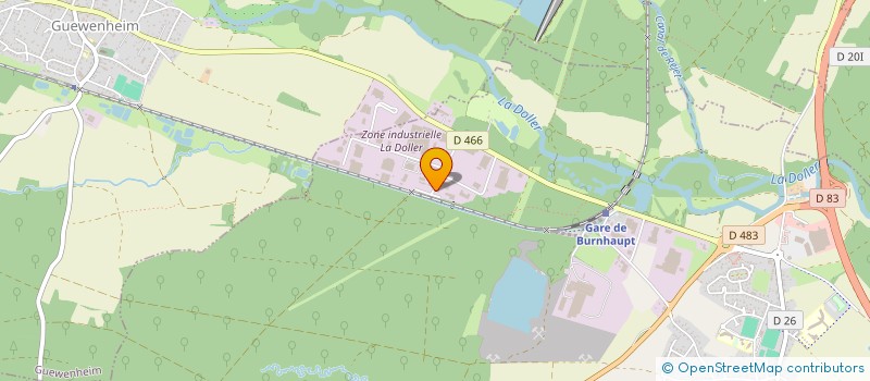 localisation de l'entreprise TRANS-ACIER à BURNHAUPT-LE-HAUT