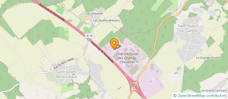 localisation de l'entreprise TRANS'ACTION à SAINT-AUBIN-SUR-GAILLON