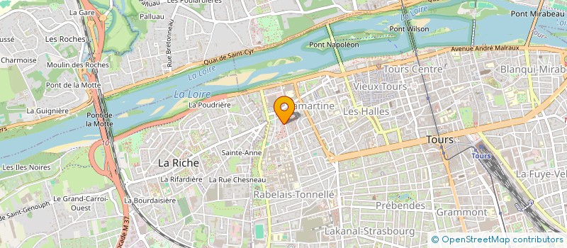 localisation de l'entreprise TRANS-ACTION-WORLD CIE SOC EXPAN RECHE..  TOURS