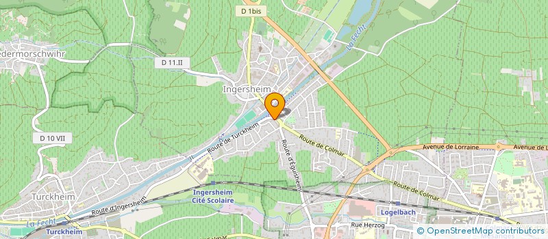 localisation de l'entreprise TRANS'ACTIS  INGERSHEIM