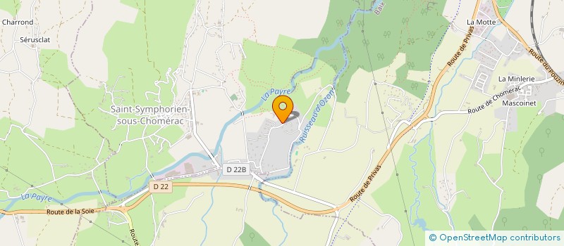 localisation de l'entreprise TRANS AE  SAINT-SYMPHORIEN-SOUS-CHOMERAC