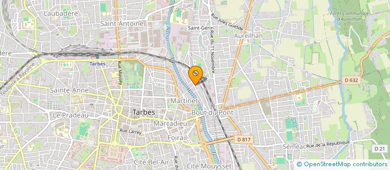 localisation de l'entreprise TRANS AFRICAINE à TARBES