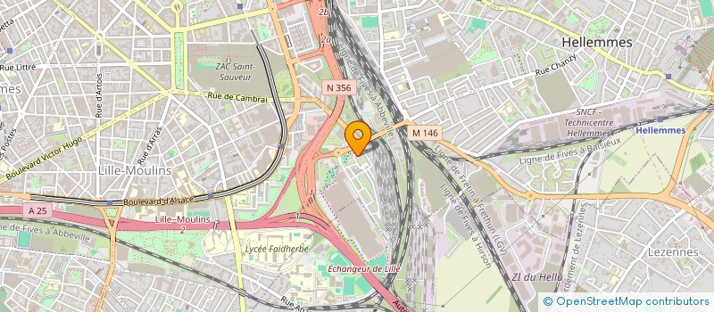 localisation de l'entreprise TRANS AGIR EXPRESS à LILLE