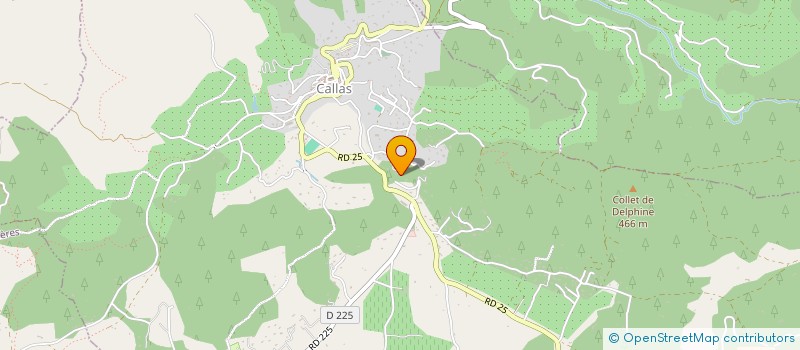 localisation de l'entreprise TRANS AGREGATS  CALLAS