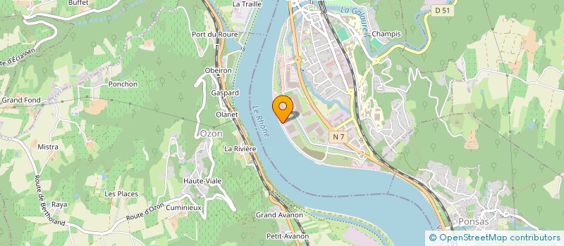 localisation de l'entreprise TRANS-AGRIATES LOGISTIQUE  BEAUSEMBLANT