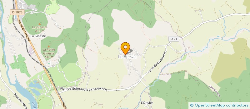 localisation de l'entreprise TRANS ALP à LE BERSAC
