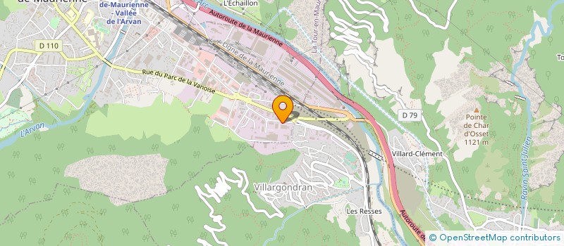 localisation de l'entreprise TRANS-ALPES  SAINT-JEAN-DE-MAURIENNE