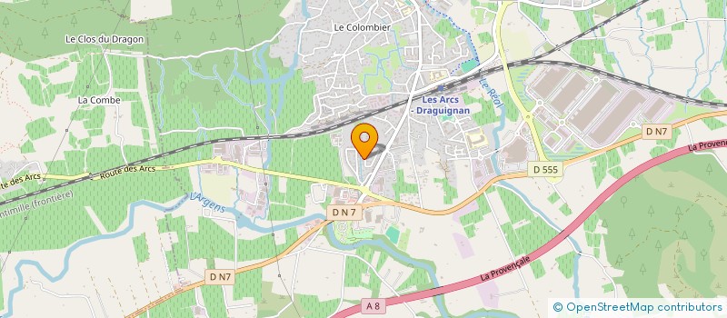 localisation de l'entreprise TRANS'ARCS IMMO à LES ARCS