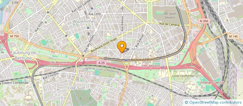 localisation de l'entreprise TRANS ARTS à LILLE