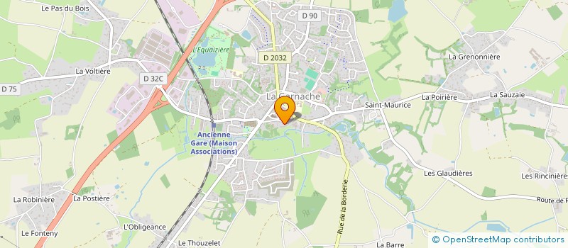 localisation de l'entreprise TRANS'AT à LA GARNACHE