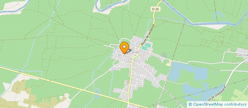 localisation de l'entreprise TRANS-ATLAS à CANET