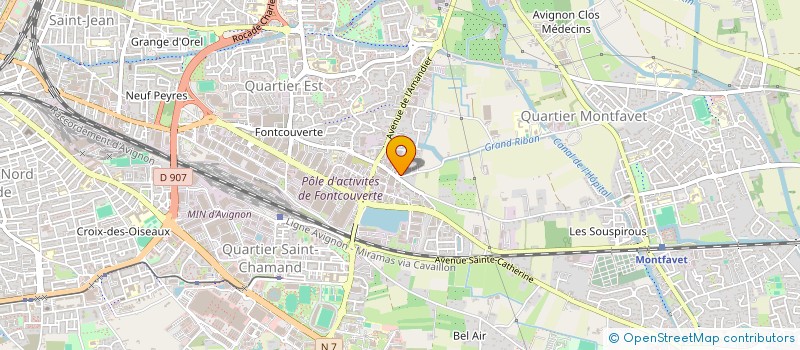 localisation de l'entreprise TRANS AUTO à AVIGNON