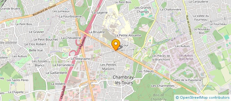 localisation de l'entreprise TRANS-AUTO 37  CHAMBRAY-LES-TOURS