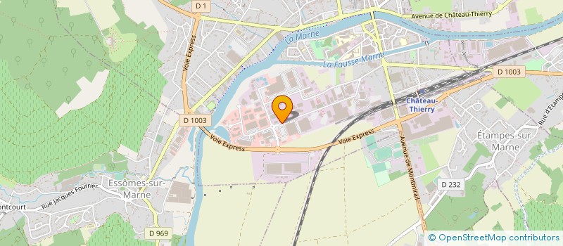localisation de l'entreprise TRANS AUTO SAT à CHATEAU-THIERRY