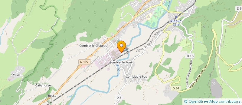 localisation de l'entreprise TRANS AUTO T.D.F à THIEZAC