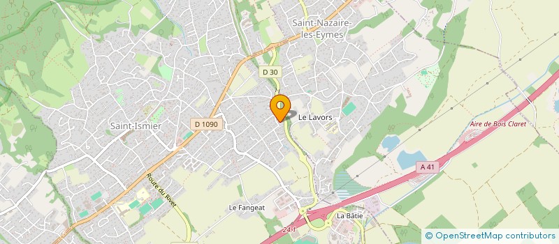 localisation de l'entreprise TRANS'AVENIR  SAINT-ISMIER