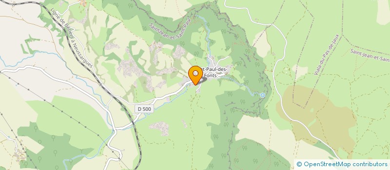 localisation de l'entreprise TRANS AVEYRON  ROQUEFORT-SUR-SOULZON