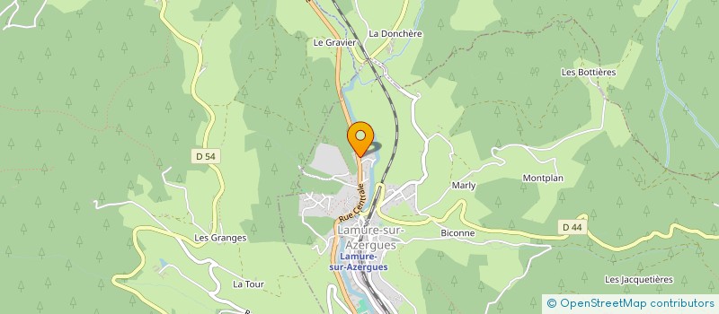 localisation de l'entreprise TRANS-AZERGUES à LAMURE-SUR-AZERGUES