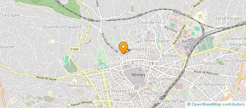 localisation de l'entreprise TRANS AZUR SARL à NIMES