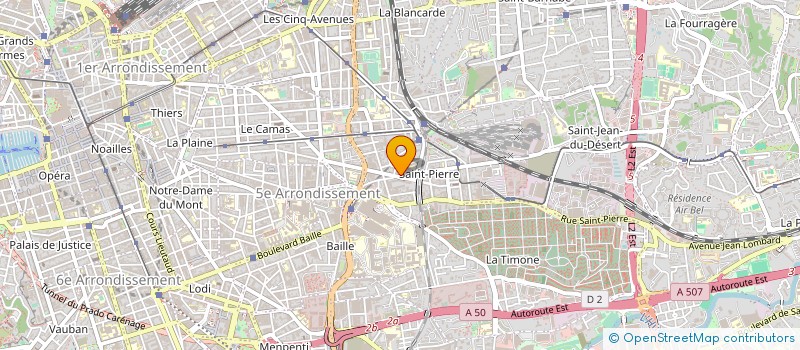 localisation de l'entreprise TRANS AZURO à MARSEILLE