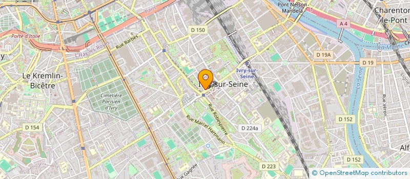 localisation de l'entreprise TRANS AZZOUG à IVRY-SUR-SEINE