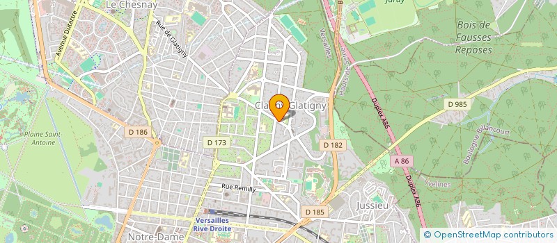 localisation de l'entreprise TRANS-BAKA-MESSAGERIE à VERSAILLES