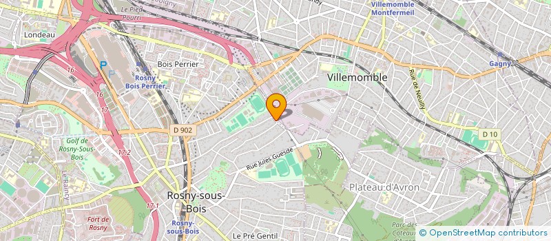 localisation de l'entreprise TRANS BBML à ROSNY-SOUS-BOIS