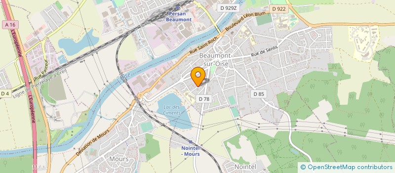 localisation de l'entreprise TRANS BEL EXPRESS  COLOMBES