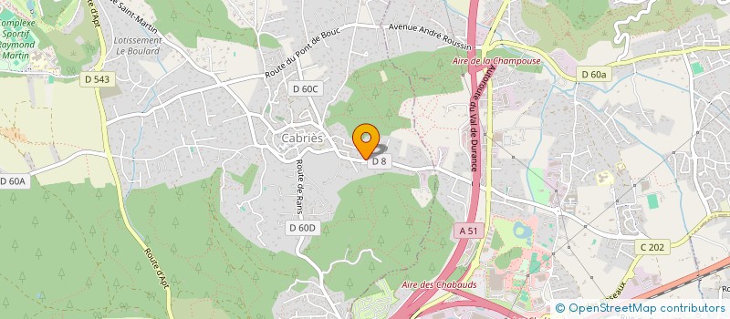 localisation de l'entreprise TRANS BENNES SERVICE MAINTENANCE à CABRIES