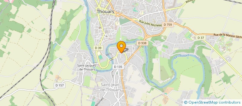 localisation de l'entreprise TRANS BENNES SERVICES  SAINT-JEAN-DE-THOUARS