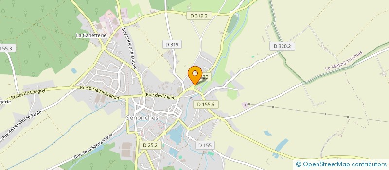 localisation de l'entreprise TRANS BOIS à SENONCHES