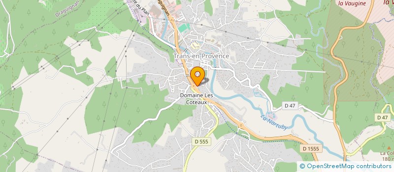 localisation de l'entreprise TRANS BOIS ET JARDINS à TRANS-EN-PROVENCE