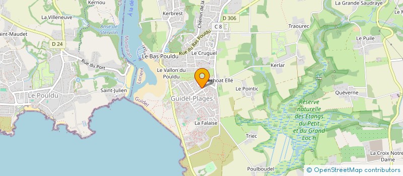 localisation de l'entreprise TRANS-BOV à GUIDEL