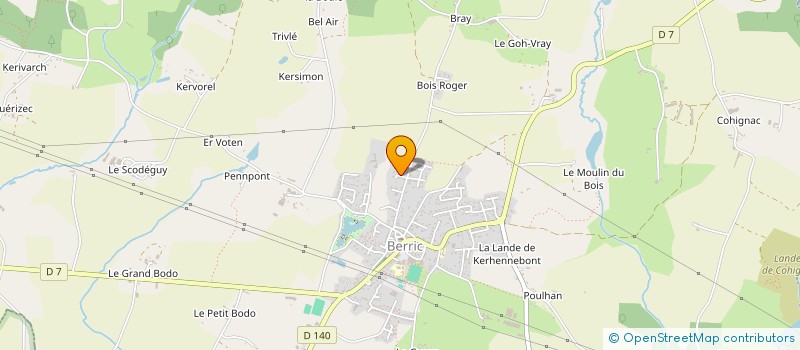 localisation de l'entreprise TRANS BREIZH EXPRESS  BERRIC