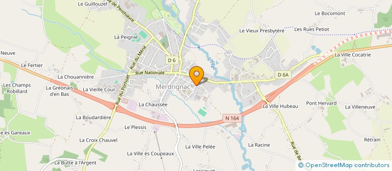 localisation de l'entreprise TRANS BROCELIANDE  MERDRIGNAC