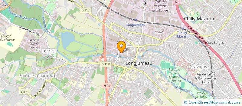 localisation de l'entreprise TRANS'CAM à WISSOUS