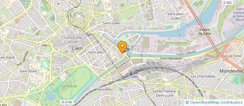 localisation de l'entreprise TRANS-CANAL à CAEN