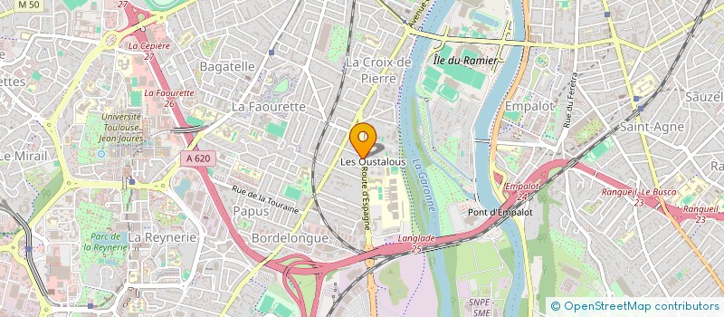 localisation de l'entreprise TRANS CAPOT SERVICE  TOULOUSE