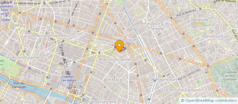 localisation de l'entreprise TRANS CAR à PARIS