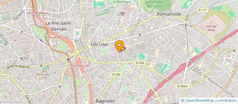 localisation de l'entreprise TRANS CARGO SERVICE à BAGNOLET