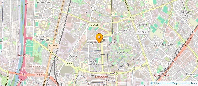 localisation de l'entreprise TRANS CARRE à GRENOBLE