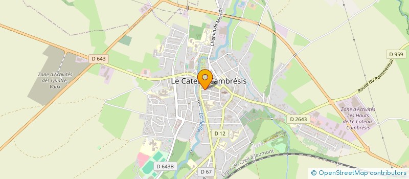 localisation de l'entreprise TRANS CAT  LE CATEAU-CAMBRESIS