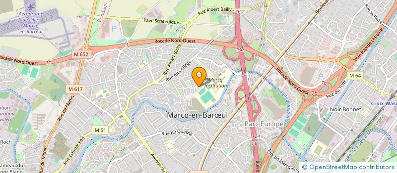 localisation de l'entreprise TRANS CEE à MARCQ-EN-BARŒUL