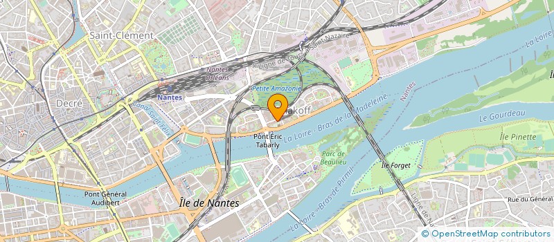 localisation de l'entreprise TRANS-CEFAC à NANTES