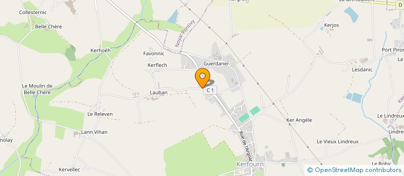 localisation de l'entreprise TRANS CELTIK  KERFOURN