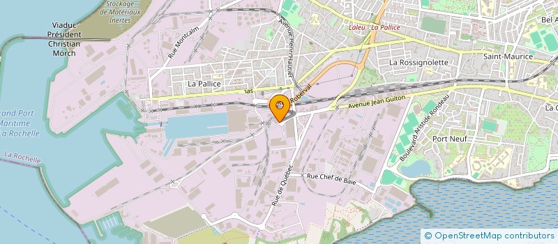 localisation de l'entreprise TRANS CEREALES à LA ROCHELLE