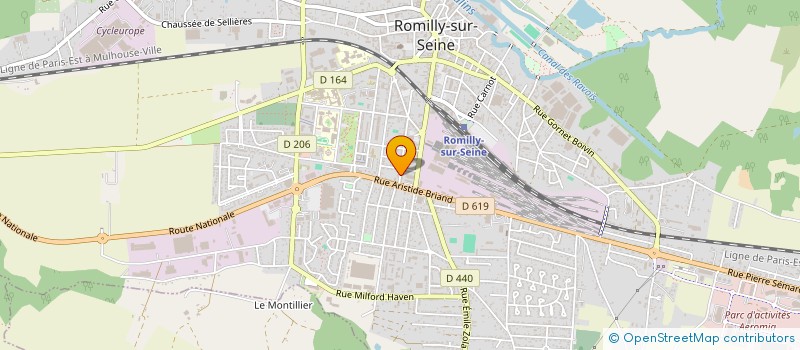 localisation de l'entreprise TRANS CH à ROMILLY-SUR-SEINE