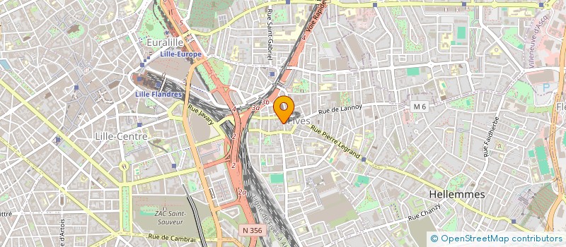 localisation de l'entreprise TRANS-CIT-EUROPE à LILLE